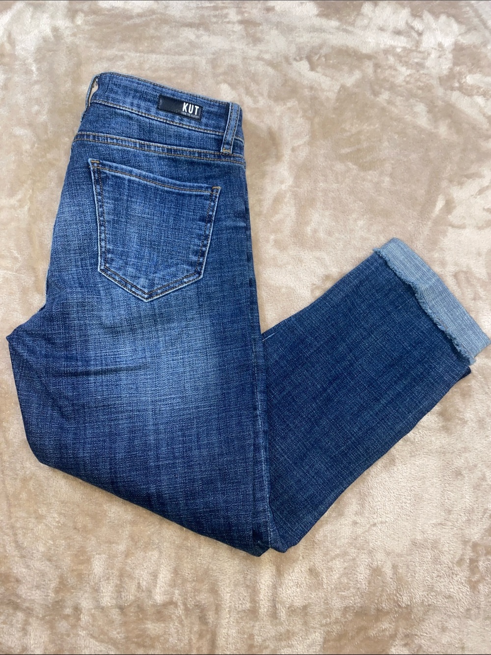 Kut from the Kloth Slim Ankle Cropped Jeans